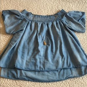 {love riche} Denim Top